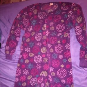 Peace sign onesie